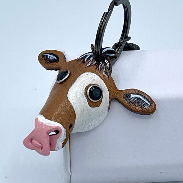 3-D Cow Keychain