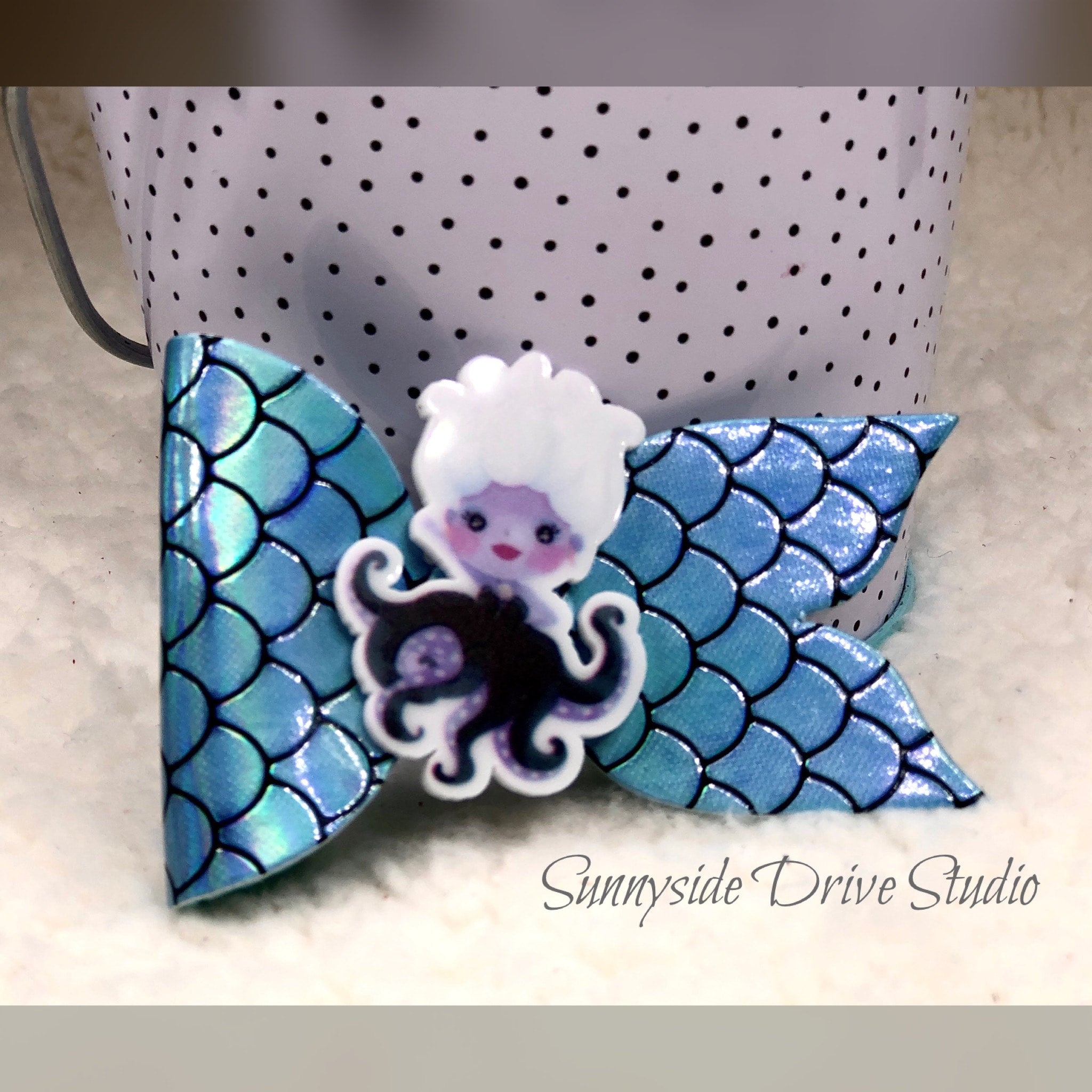 Sea Witch Mermaid Tail Bow